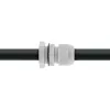 Kabelio įvadas InLine 6–12 mm nailonas IP68 pilkas, pakuotė po 10 vnt., išorinis skersmuo 12 mm