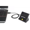 Manhattan USB-A Smart/SIM kortelių skaitytuvas, 480 Mbps (USB 2.0), stalinis, juodas, 86 cm laidas, 3 metų garantija
