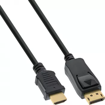 InLine 17186 DisplayPort į HDMI keitiklio laidas 0,5 m juodas