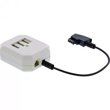 InLine TAE adapteris TAE-F kištukas / TAE NFF + RJ11 6P4C lizdas 0,2 m
