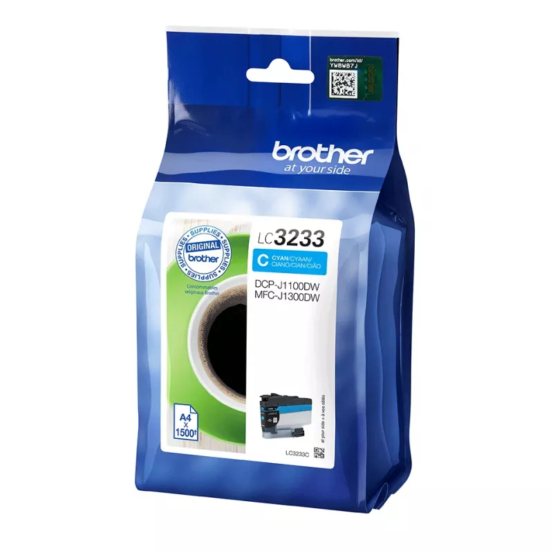 Kasetė Brother LC-3233C mėlyna (cyan) 1500 puslapių DCP-J1100DW/MFC-J1300DW