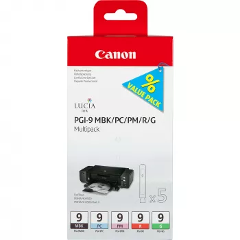Canon PGI-9 MBK/PC/PM/R/G 5 rašalo kasečių rinkinys