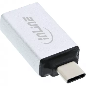 InLine USB 3.2 Gen.2 adapteris, USB-C (vyriškas) į USB-A (moterišką), sidabrinis