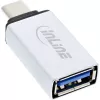 InLine USB 3.2 Gen.2 adapteris, USB-C (vyriškas) į USB-A (moterišką), sidabrinis