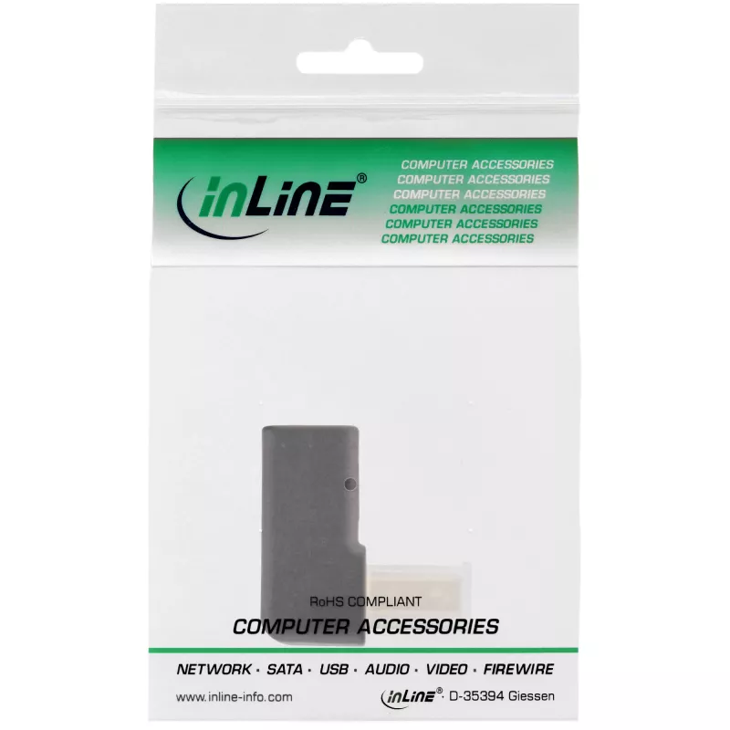 InLine DisplayPort adapteris, DisplayPort kištukas / lizdas kampu į viršų