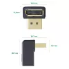 InLine DisplayPort adapteris, DisplayPort kištukas / lizdas, žemyn lenktas
