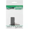 InLine DisplayPort adapteris, DisplayPort kištukas / lizdas, žemyn lenktas