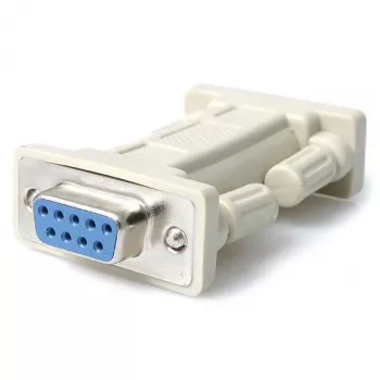StarTech.com DB9 RS232 nuosekliojo null modemo adapteris - F/F, DB-9, DB-9, baltas