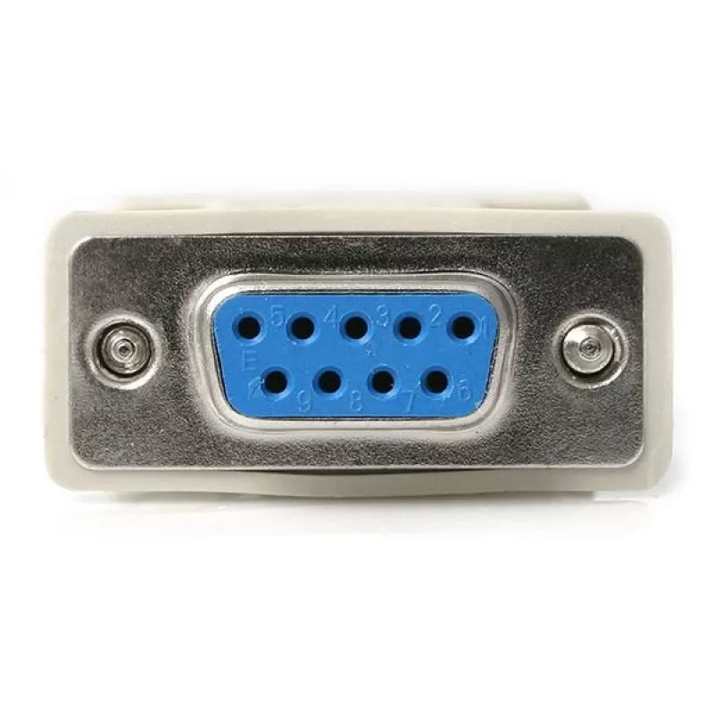 StarTech.com DB9 RS232 nuosekliojo null modemo adapteris - F/F, DB-9, DB-9, baltas