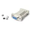 StarTech.com DB9 RS232 nuosekliojo null modemo adapteris - F/F, DB-9, DB-9, baltas