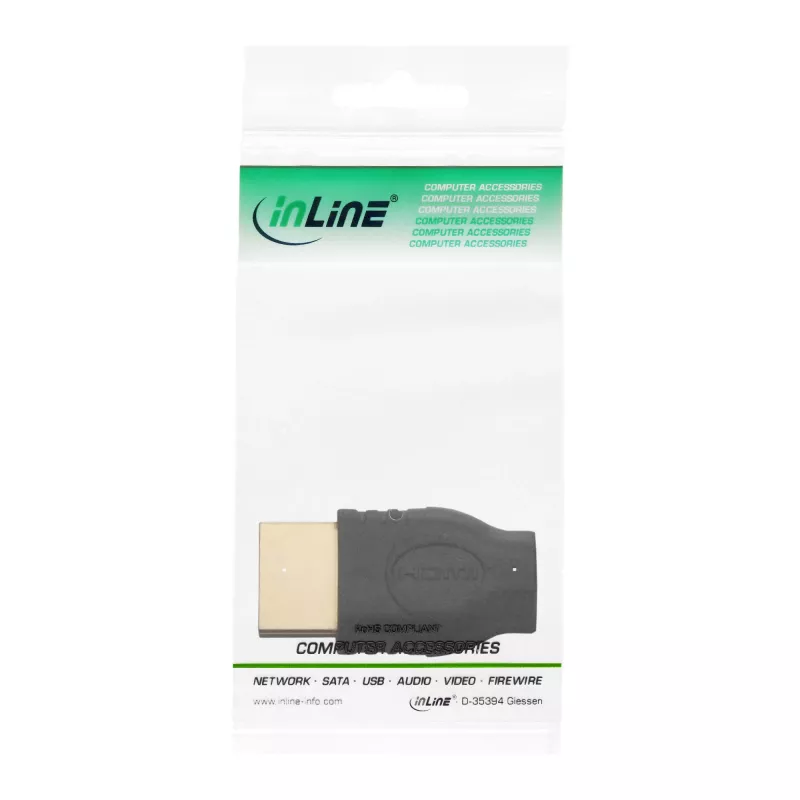 InLine HDMI adapteris HDMI A kištukas / HDMI D lizdas auksuotas 17690A
