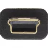 InLine USB 2.0 plokščias laidas USB A kištukas / Mini-B 5pin juodas/auksinis 5m