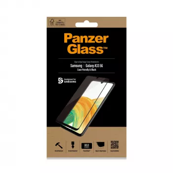 Apsauginis stiklas PanzerGlass Samsung Galaxy A33 5G nuo įbrėžimų ir smūgių