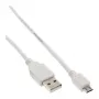 InLine Micro USB 2.0 laidas USB A / Micro-B, baltas, 2 m