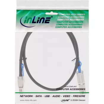 InLine išorinis Mini SAS HD laidas SFF-8644 į SFF-8088 6Gb/s 1m