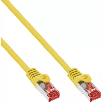 InLine Patch Laidas S/FTP PiMF Cat.6 250MHz varinis halogenų neturintis geltonas 1,5m