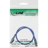 InLine Patch Laidas S/FTP PiMF Cat.6 250MHz varis halogen-free mėlynas 0,5m