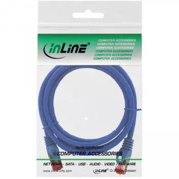 InLine Patch Laidas S/FTP PiMF Cat.6 250MHz varis be halogenų mėlynas 1,5m