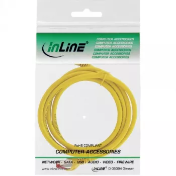 InLine Patch Laidas S/FTP PiMF Cat.6 250MHz varis halogenų neturintis geltonas 3m
