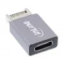 InLine USB 3.2 adapteris, vidinis USB-E priekinio skydelio kištukas į USB-C lizdą