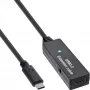 InLine USB 3.2 Gen.1 aktyvus ilginimo kabelis, USB-C kištukas į USB-C lizdą, 5 m