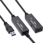 InLine USB 3.2 Gen.1 aktyvus ilginimo kabelis, USB-A kištukas į USB-C lizdą, 10 m
