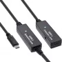 InLine USB 3.2 Gen.1 aktyvus prailginimas, USB-C kištukas į USB-C lizdą, 15 m