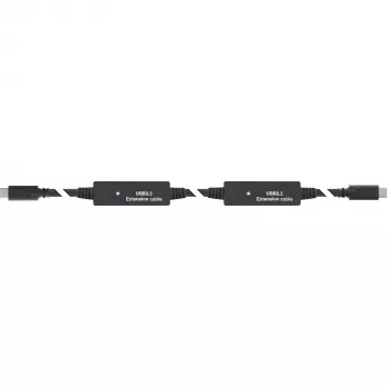 InLine USB 3.2 Gen.1 aktyvus kabelis, USB-C kištukas į USB-C kištuką, 10 m