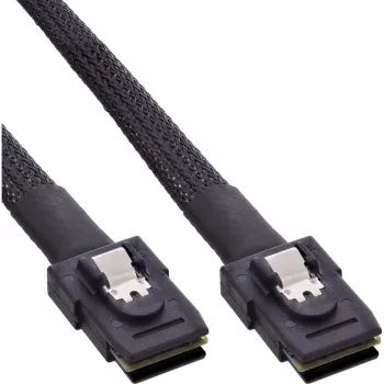 InLine SAS kabelis vidinis Mini-SAS SFF-8087 į Mini-SAS SFF-8087, su Sideband, 0,75 m