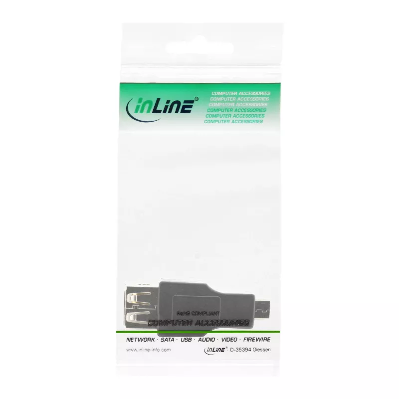 InLine Micro USB OTG adapteris Micro-B kištukas į USB A lizdą