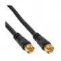 InLine SAT kabelis Premium 69303P 2x ekranuotas 2x F-kištukas 3 m juodas