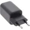 InLine USB maitinimo blokas, įkroviklis, USB-A + USB Type-C, 33W, PD + QC