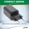 InLine USB maitinimo blokas, įkroviklis, USB-A + USB Type-C, 33W, PD + QC