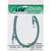 InLine Flat patch kabelis, U/FTP, Cat.6A, žalias, 0,5 m