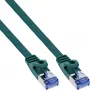 InLine Flat patch kabelis, U/FTP, Cat.6A, žalias, 10 m