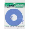 Plokščiasis jungiamasis kabelis InLine 71800B RJ-45 Cat.6A 10 m mėlynas