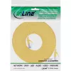 InLine Flat patch laidas, U/FTP, Cat.6A, geltonas, 10 m
