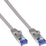 InLine Flat patch laidas, U/FTP, Cat.6A, pilkas, 7m