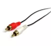 StarTech.com 3 ft stereo garso kabelis - 3,5 mm kištukas į 2x RCA kištukus