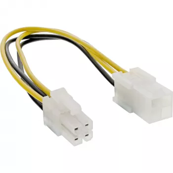 InLine Power Extension vidinis ilginimas pagrindinei plokštei P4 4pin vyriškas/moteriškas 0,20 m