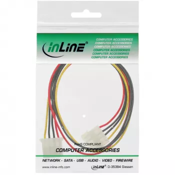 InLine Power Supply Extension Cable 4pin vyriškas / moteriškas 29650B