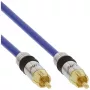 InLine Premium RCA garso laidas 1x RCA kištukas / kištukas auksuotas 1 m