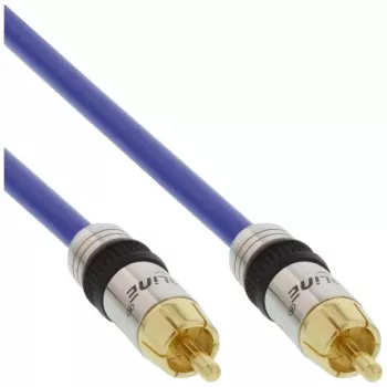 InLine Premium RCA garso laidas 1x RCA kištukas / kištukas, paauksuotas, 3 m