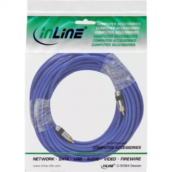 InLine Premium RCA garso laidas 1x RCA kištukas / kištukas, auksuoti kontaktai, 10 m