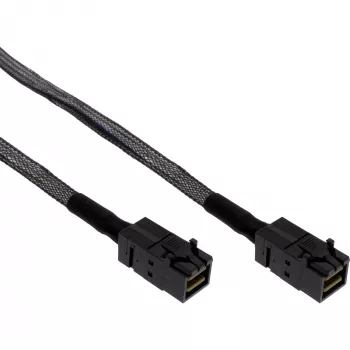 InLine Mini SAS HD kabelis SFF-8643 į SFF-8643 su šoniniu ryšiu 1m