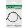 InLine Mini SAS HD kabelis SFF-8643 į SFF-8643 su šoniniu ryšiu 1m