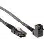 InLine Mini SAS HD kabelis SFF-8643 kampuotas į SFF-8087 su šoniniu ryšiu 1 m