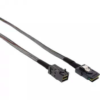 InLine Mini SAS HD kabelis SFF-8643 į SFF-8087 su šoniniu kanalu 1m