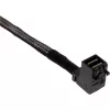 InLine Mini SAS HD laidas, SFF-8643 kampuotas į 4x SFF-8482 su maitinimu, 1 m