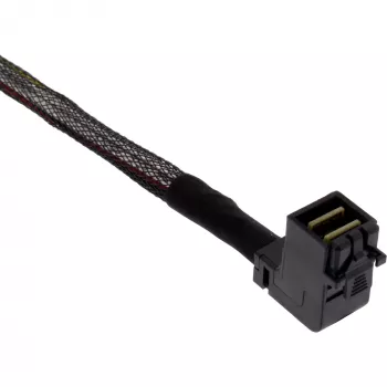 InLine Mini SAS HD laidas, SFF-8643 kampuotas į 4x SFF-8482 su maitinimu, 1 m